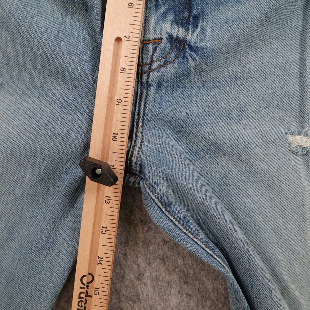FRAME Jeans Womens 24 Blue Le Jane Sunkissed Distressed Straight Leg - Picture 5 of 11